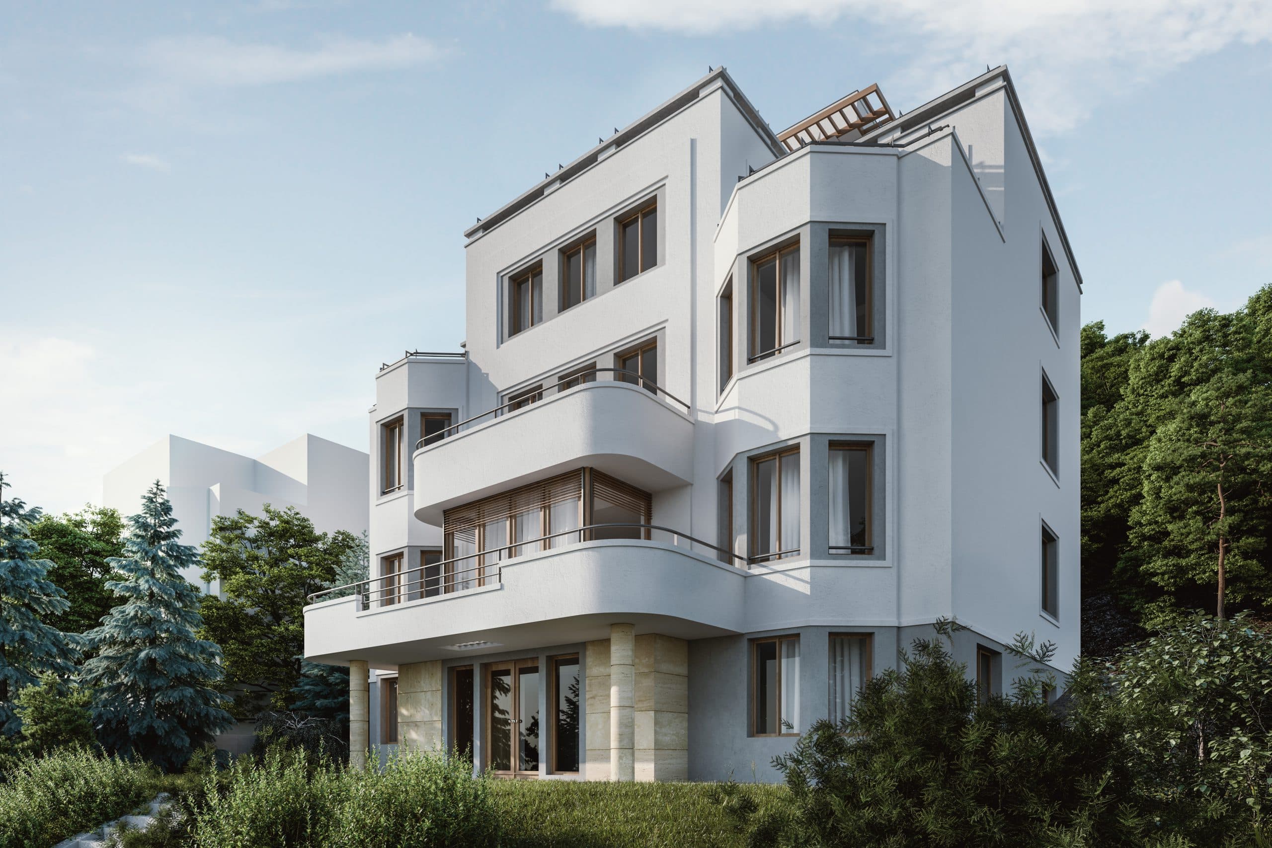 Vizualizace projektu Villa Troja